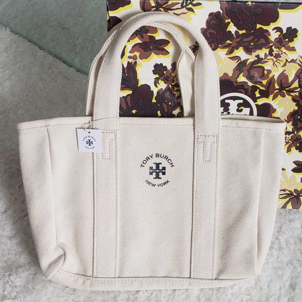 💫 Tory Burch: Canvas Tote Bag - Picture 2 of 10
